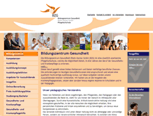 Tablet Screenshot of bildungszentrum-gesundheit.de